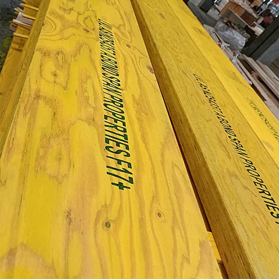 Plywood Type Pine LVL Glulam Beams Wooden Laminated Beams for Bridge House Building