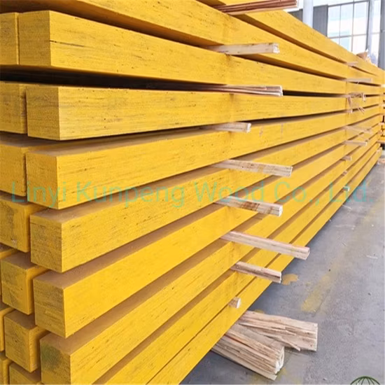 Plywood Type Pine LVL Glulam Beams Wooden Laminated Beams for Bridge House Building