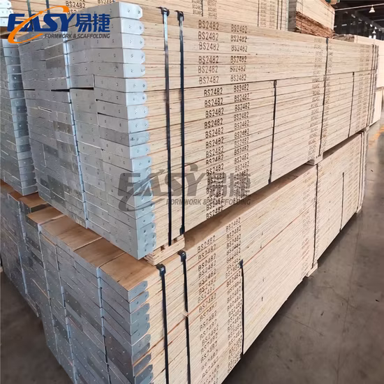 Легкие леса Osha BS2482 Деревянные доски для строительных лесов, концевые ленты, деревянные доски, опорная плита LVL